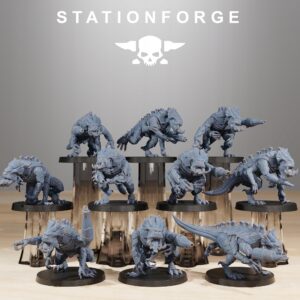 Xenarid Infantry x10 szt.- Station Forge - Druk 3D