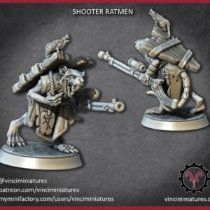 6f0bcc883cbf27e0e7fc6f57c623c9f3.jpg Ratmen Shooter #6 - Vinciminiatures - Druk 3D