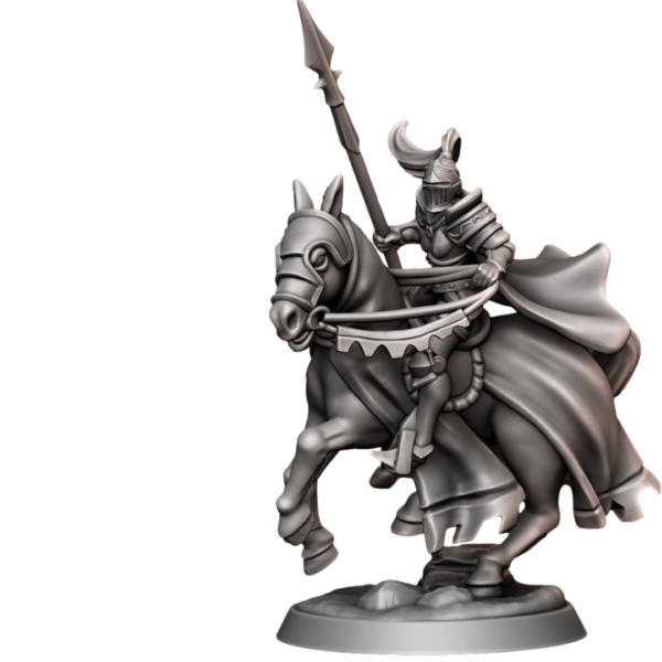 Female Knight Mounted 01