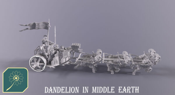 Dwarfs Ram Chariot - DIME - Minifaktura