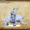 Ogre Rhino Riders x3 - Magori Miniatures - Druk 3D