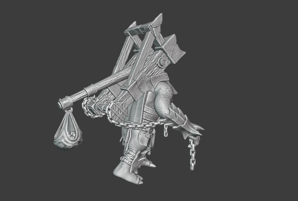 Orc Catapult Troll - Medbury Miniatures