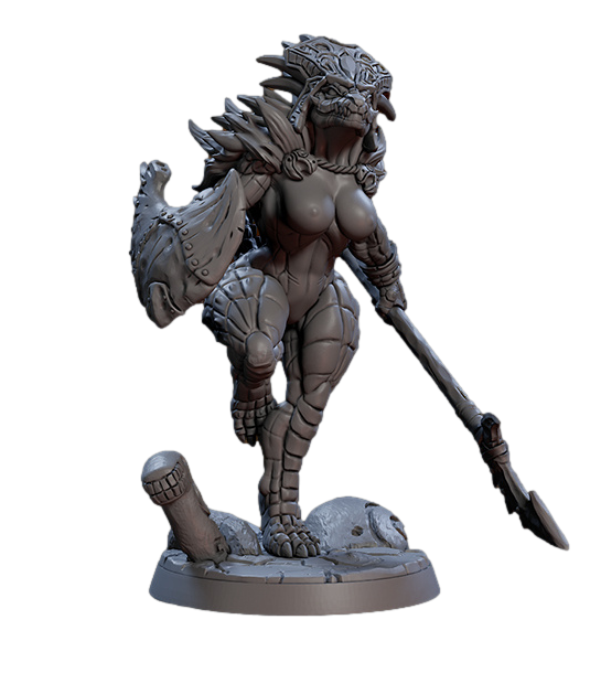 Skaala - Lizard Pinup Nude
