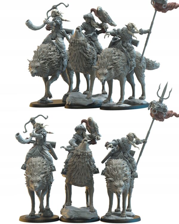 Steppe Riders On Direwolf CMD - Lost Kingdom