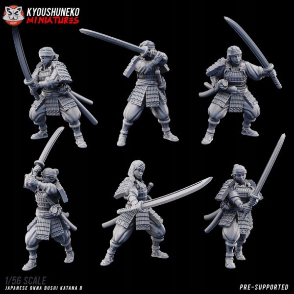71ed1c84af5227930784e046fc74146b.jpg Japanese Onna Bushi Katana B 6 szt.- Minifaktura
