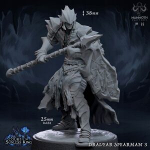 725c5a7a397a97462bfee845d364aac1.jpg Dralfar Spearmen #3 - Mammoth Factory - Druk