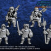 Medium Armored Infantry with Polearms (Pollaxe) - 10x