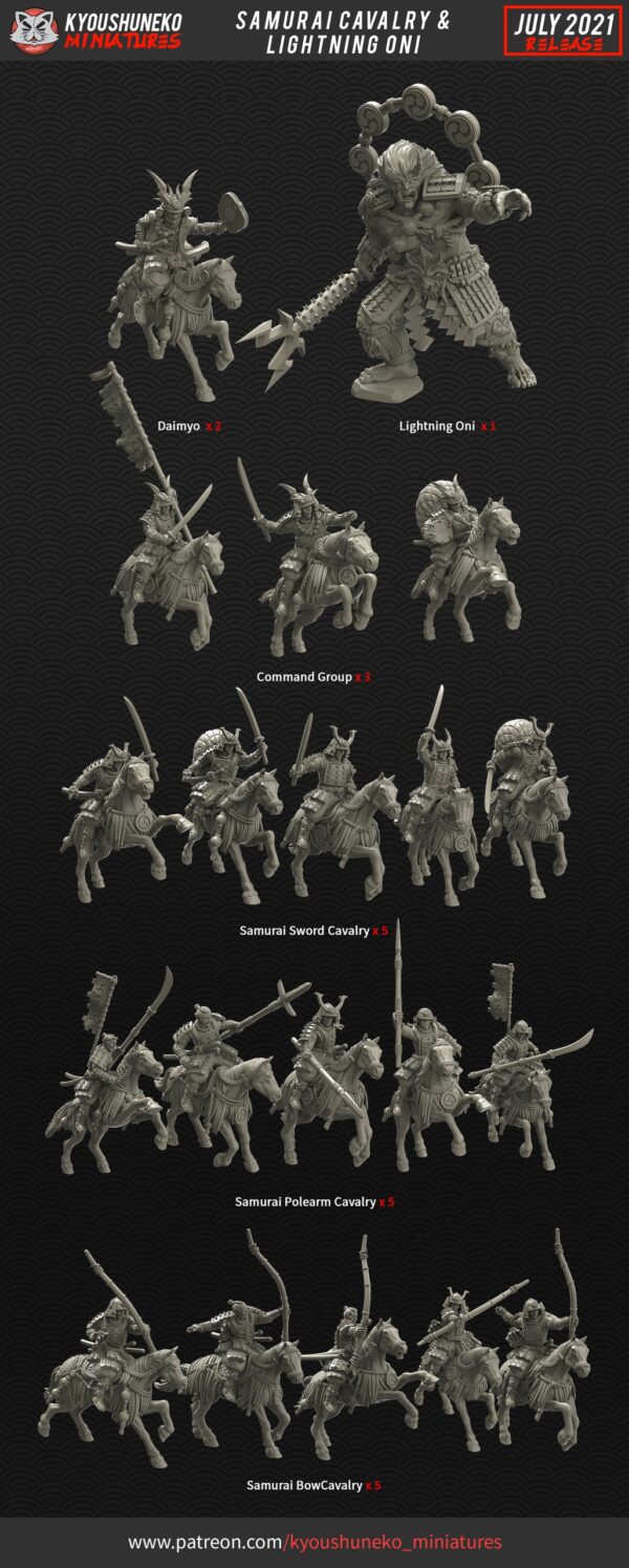Oni - Kyoushenko Miniatures - Druk 3D