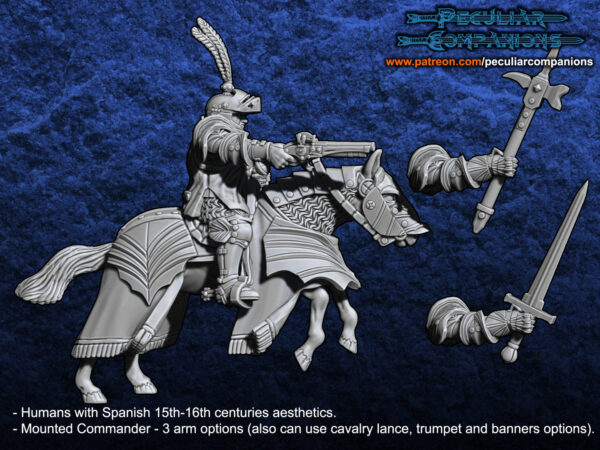 Spaniard Humans Mounted Commander