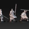 Armoured Wood Elves with Halberds - Leśne Elfy w Zbrojach z Halbardami - Davale Games