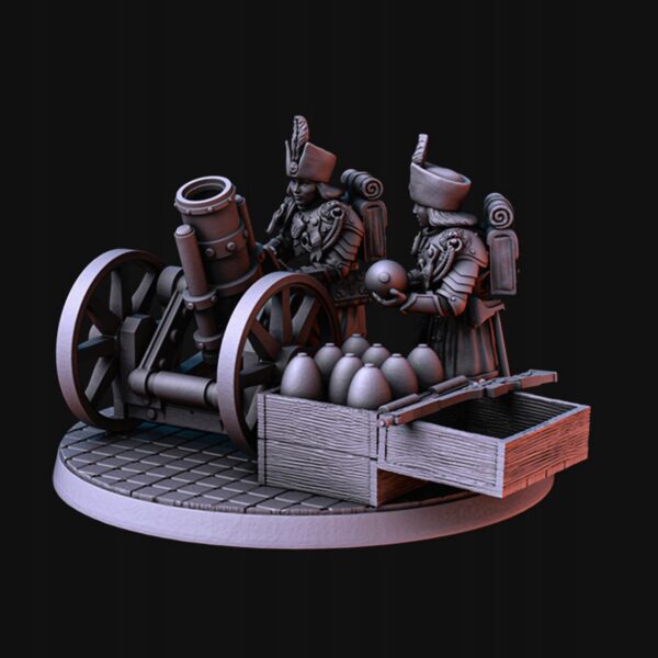 Polish Militarum Mortar - Minifaktura - Druk 3D