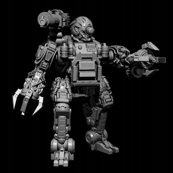 751a704f4f2ef4571400f402d63392fb.jpg Scavenger Robot Droidtex x3 - Station Forge
