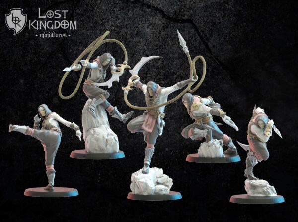 7549dc8193b377e4582b9d63bac3b7df.jpg Dark Elves - Dakumun Shinobi Regiment - Druk 3D