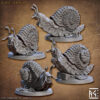 Giant Snails Riders - x4