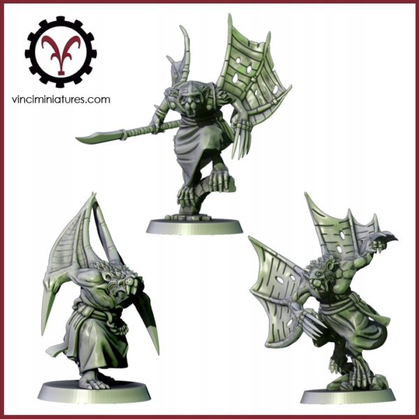 Vampire Ratmen Set - 3 szt. - Vinciminiatures