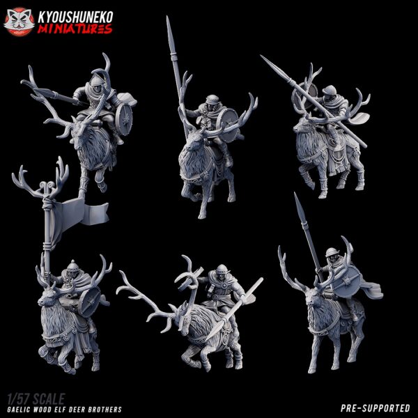 Deer Brothers x5 - Kyoushenko Miniatures - Druk 3D