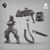 Sergeant Hawker - Reptilian Overlords - Druk 3D