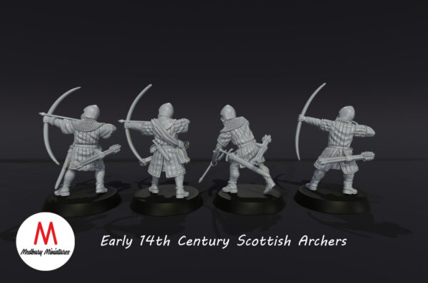 14th Century Scottish Archers - XIVw. Szkoccy Łucznicy - Pojedyncza