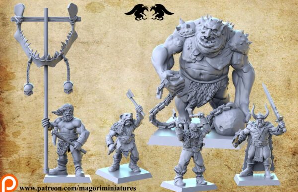 Domesticated rock troll - Magori Miniatures
