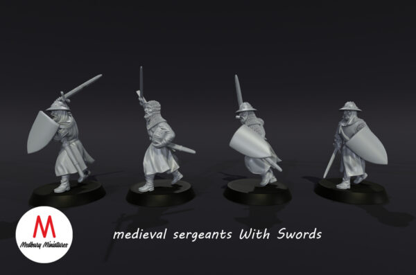 7838f1fda1b9ba203b6afc2671c9a17c.jpg Medieval Sergeants with Swords - Średniowieczni Sierżanci z Mieczami - Pojedyncza