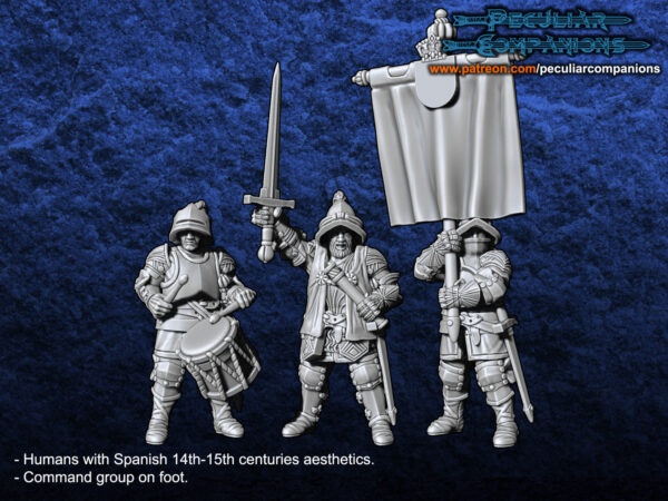 Spaniard Humans - Command Group Zestaw 3x