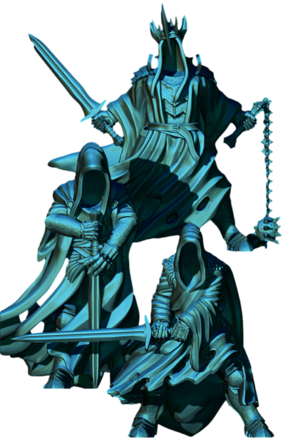 Wraith Lords - Footed - 9 Póz
