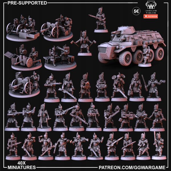 7a1068c84760719e873af87a0c9d0fde.jpg Polish Militarum Team #2 10szt - Minifaktura - GGW