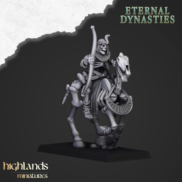 Ancient Skeletal Cavalry with Bows - x5