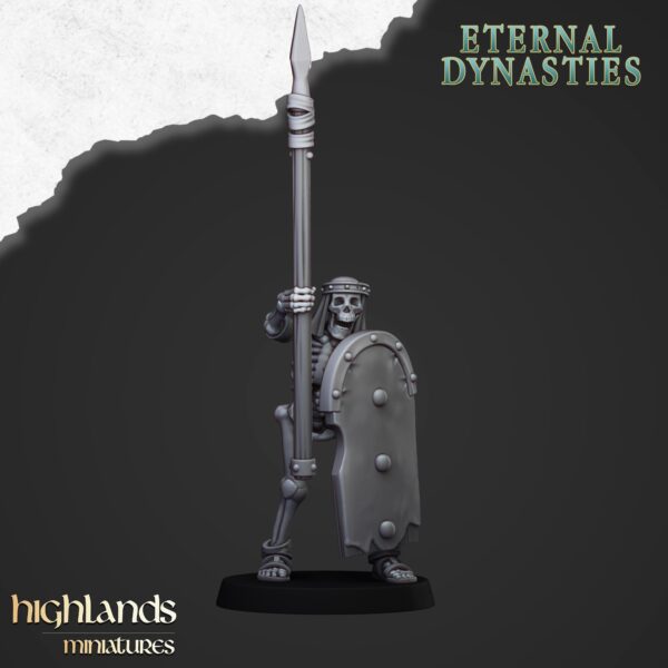 Ancient Skeletons with Spears - x7 + x3 CMD