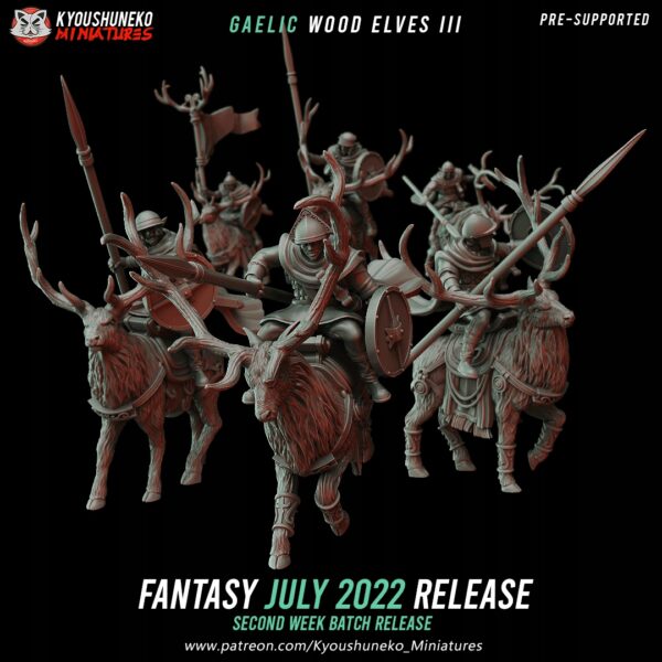 Deer Brothers x5 - Kyoushenko Miniatures - Druk 3D