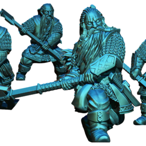 Dwarven Warriors with 2H Axe - 4x