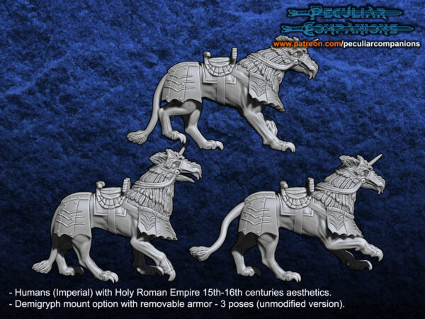 The Empire Demigryph Mount Options - x1