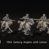 7becc3469e7215d3f2088849b3567bae.jpg 13th Century Knights with Lances - Rycerze 3x Oddzial