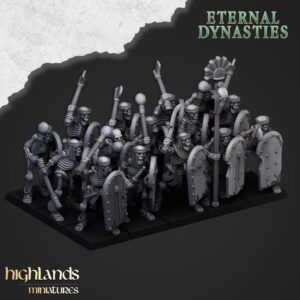 Ancient Skeletons with Hand Weapons - x10