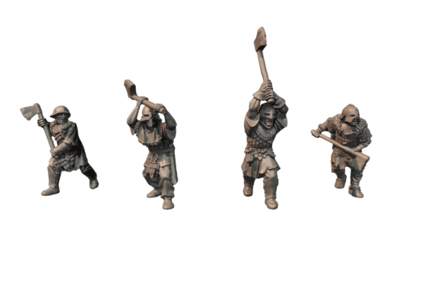 Orc Rabble With Two Handed Axes - x4