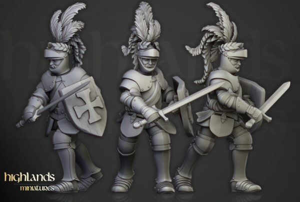 Sunland Knights on Foot - Pojedyńcze Modele