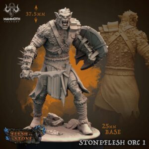 Stoneflesh Orc #1 - Mammoth Factory - Druk 3D