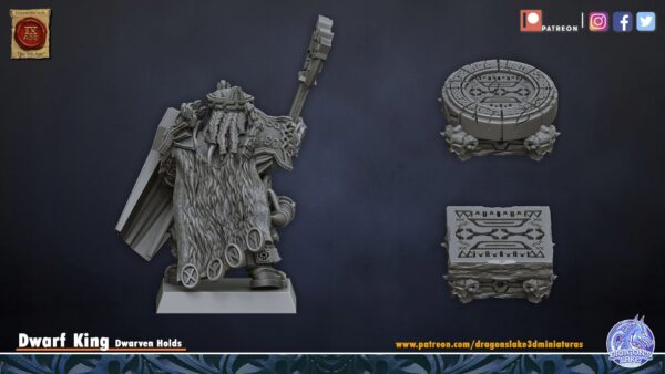 7cc1fbffdde179fe4c254583bf6925fe.jpg Dwarf King - DL Miniatures - Druk 3D