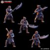 Gaelic Wood Elf Ranger x5 - Minifaktura - Druk 3D