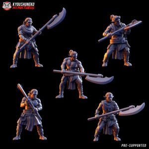 7dc11777797796efae241c15f80aeb57.jpg Gaelic Wood Elf Ranger x5 - Minifaktura - Druk 3D
