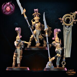 7dd8aaa2972fcf1ffd9519a4d8767fb4.jpg Depravation Regiment CG with spears - Lost Kingdom - Minifaktura