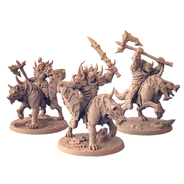 Frostmetal Worg Riders - x1