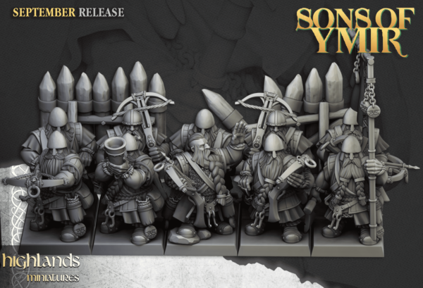Dwarfs Crossbowmen - 17x + 3x CMD