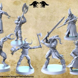 The Cultist warband - Magori Miniatures - Druk 3D