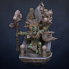 Skink Priest in Palanquin - x1
