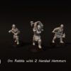 Orc Rabble with 2 Handed Hammers - x5
