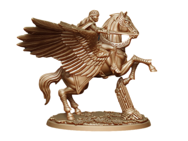 Princess Andromeda on Pegasus - Labyrinth Models
