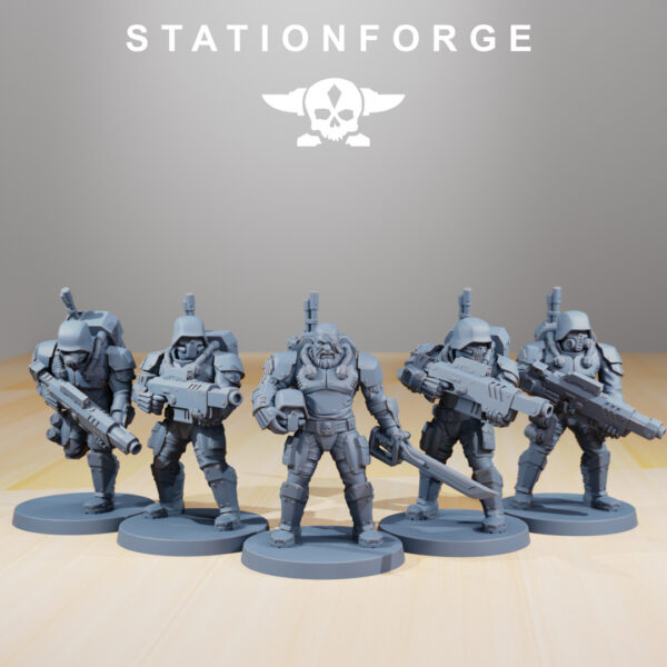 National Guard - Infantry 5 szt. - Station Forge