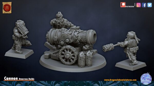 7ff68e17cca0d69709632b31fdc64ef2.jpg Dwarven Cannon - DL Miniatures - Druk 3D