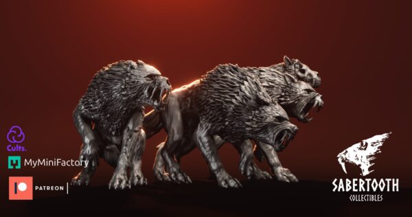 Zombie Direwolves - x4